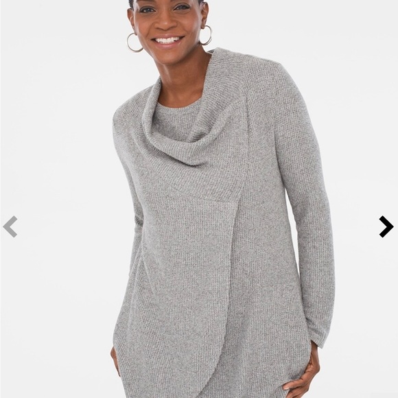 Chico’s Zenergy Convertible Waffle Cardigan - Picture 2 of 5